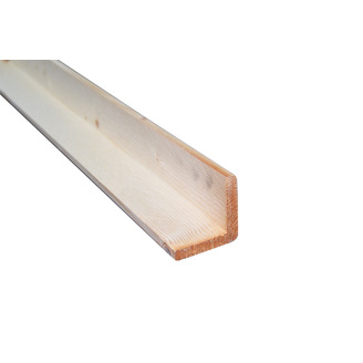 Smrková rohová úhlová lišta 57x57x2700mm